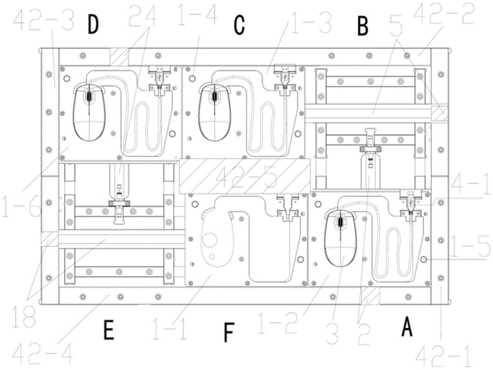 Mouse testing equipment and testing method thereof