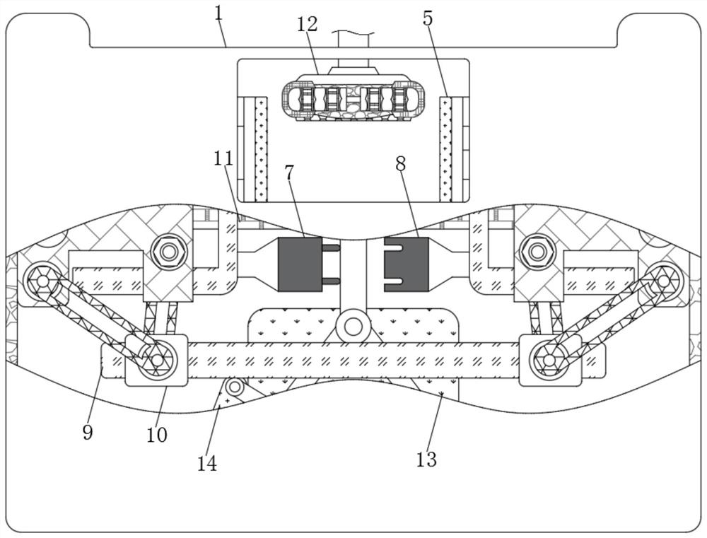 Double-single-face PI copper-clad plate pressing and bonding device