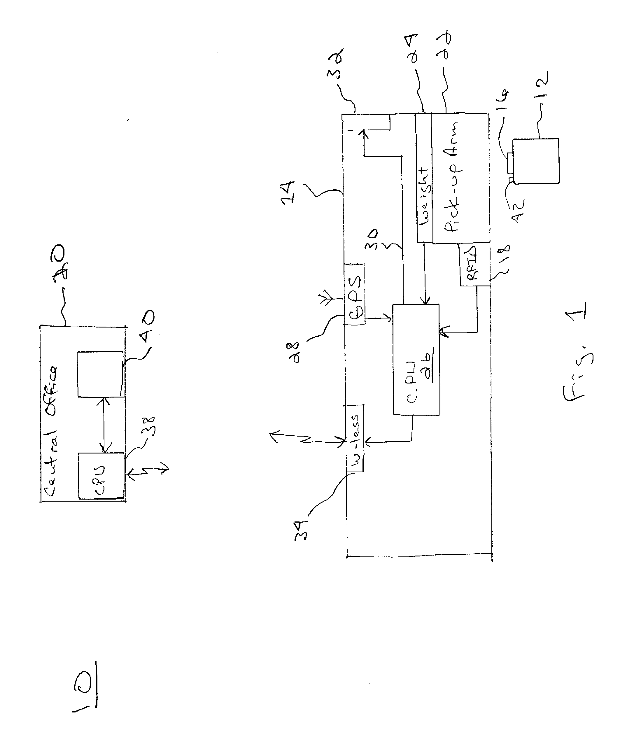 System and method for associating RFID smart labels with customer database records for use with automated tracking of waste and recyclable material