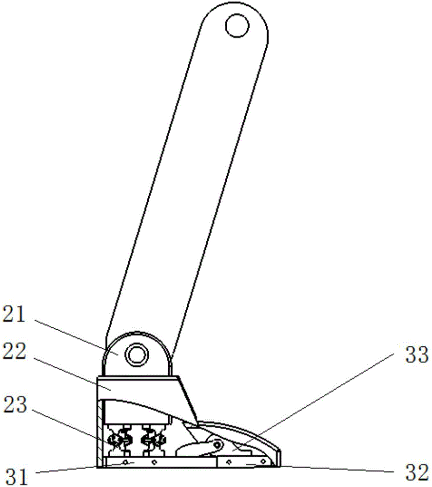 Flexible bionic mechanical leg