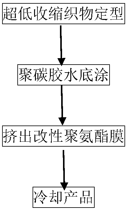 Modified polyurethane film and application thereof