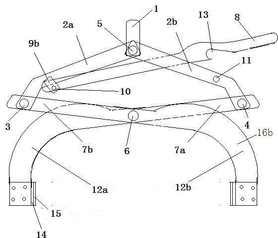 Bundled steel tube lifting appliance