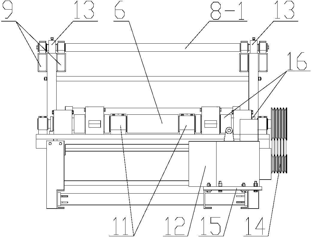 Distributed driven type rocking sieve