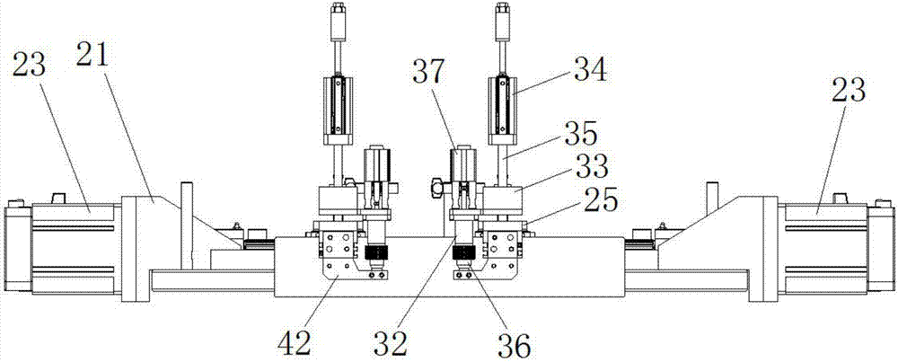 Following filling mechanism of full-automatic following filling machine