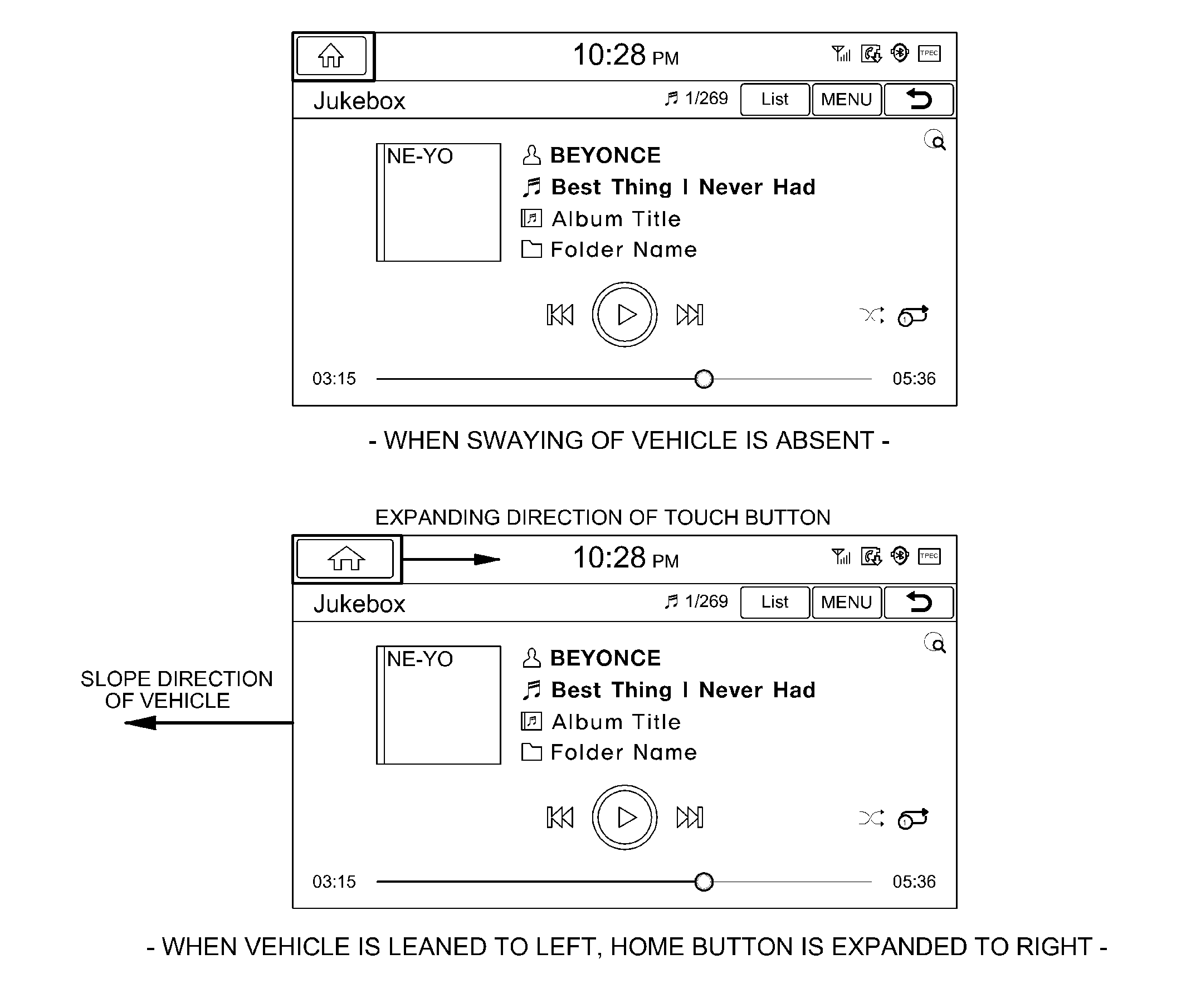 System and method for controlling display of avn