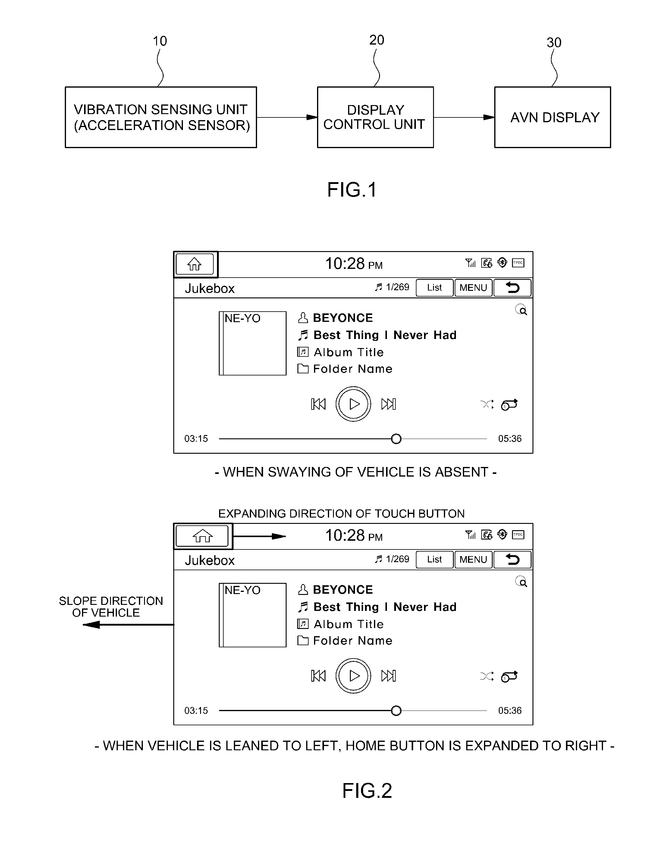 System and method for controlling display of avn