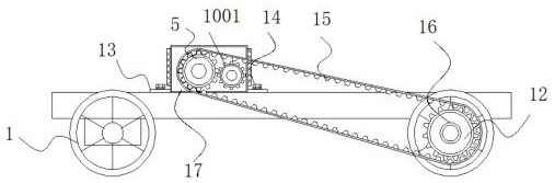 A dual-motor power synthesis device for electric vehicle drive