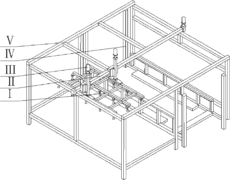 Loading and unloading handling mechanical arm for solar cell module