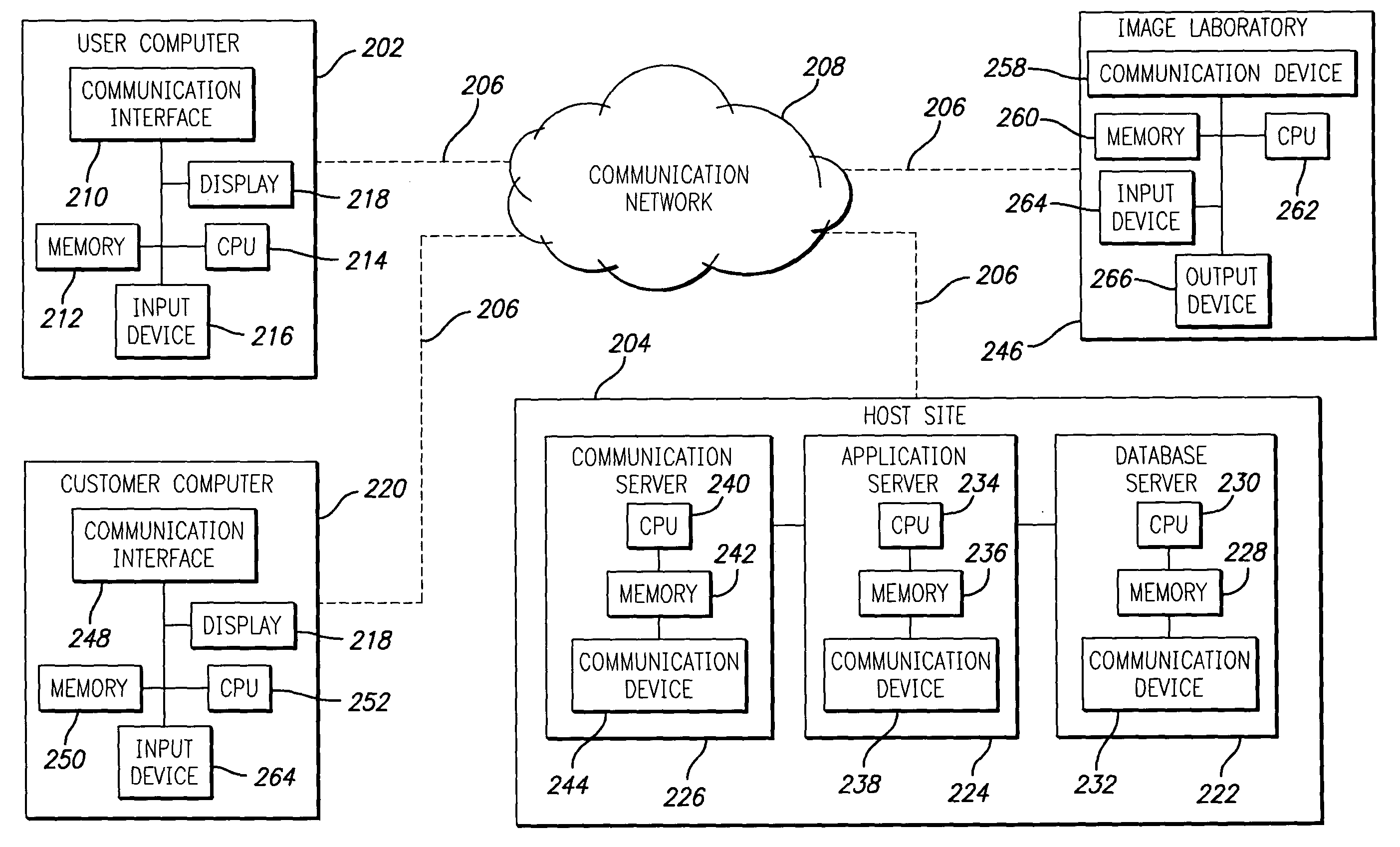 Method and system for distributed image processing and storage