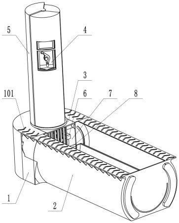 A new energy charging pile with intelligent storage