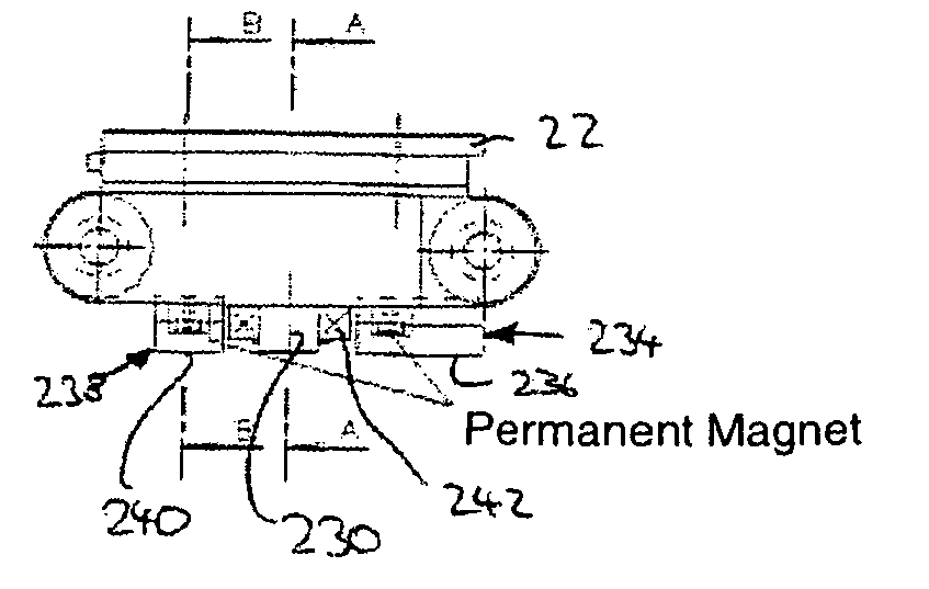 Chain link for a circulating transport of a machine tool, and double end tenoner with guide chain formed from said chain links