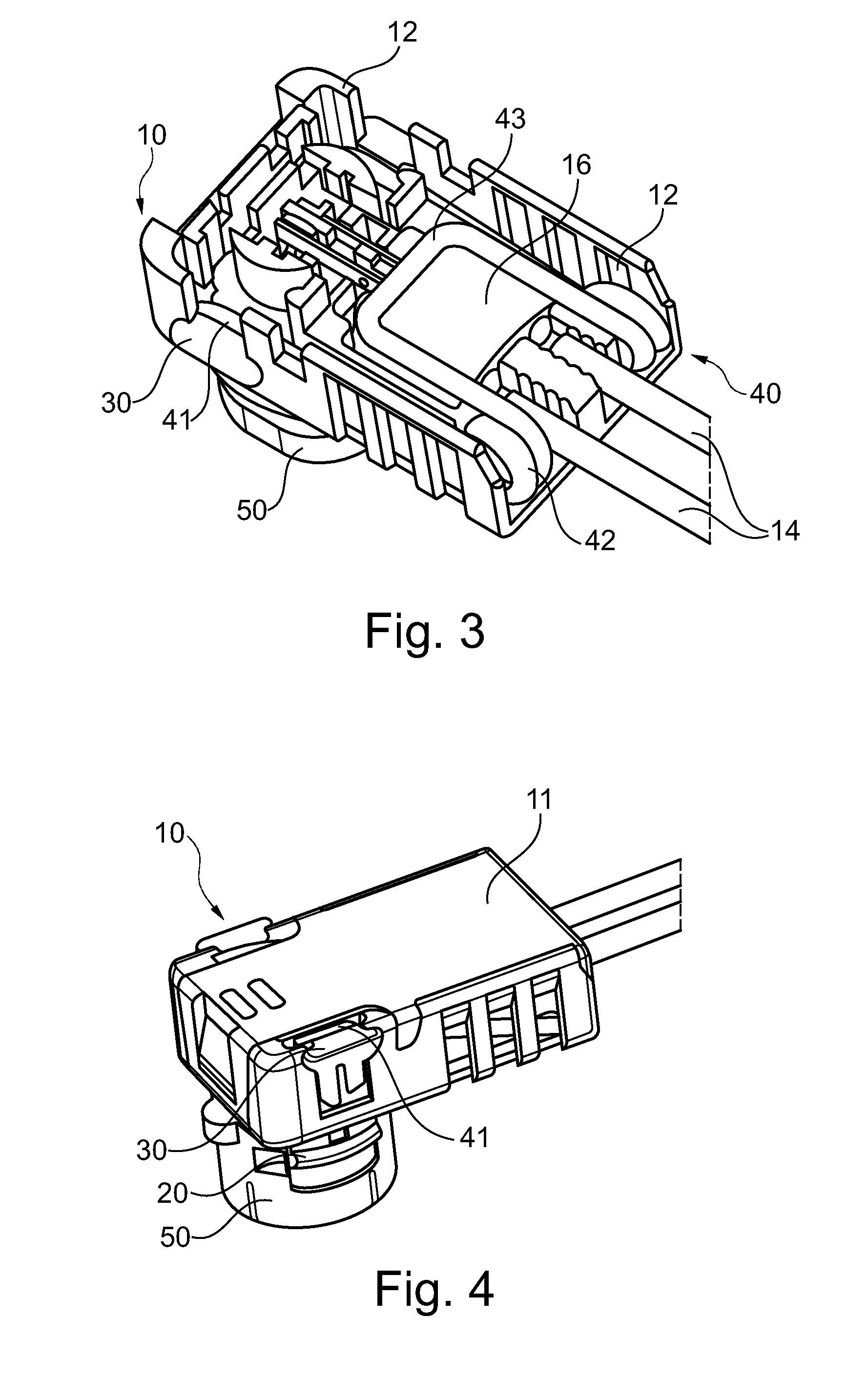 Connector assembly with automatic secondary lock