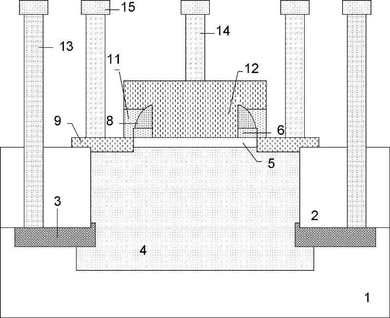 Silicon germanium heterojunction NPN (negative-positive-negative) transistor and manufacture method