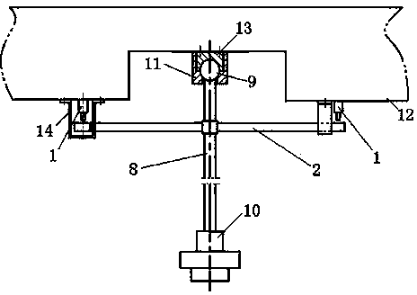 Automatic horizontal adjusting device and adjusting method for platform