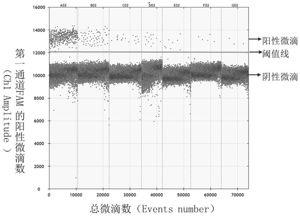 Kit for novel coronavirus droplet type digital PCR detection