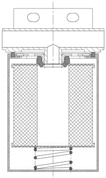 Universal rotation type filter utilizing polyamide filter element