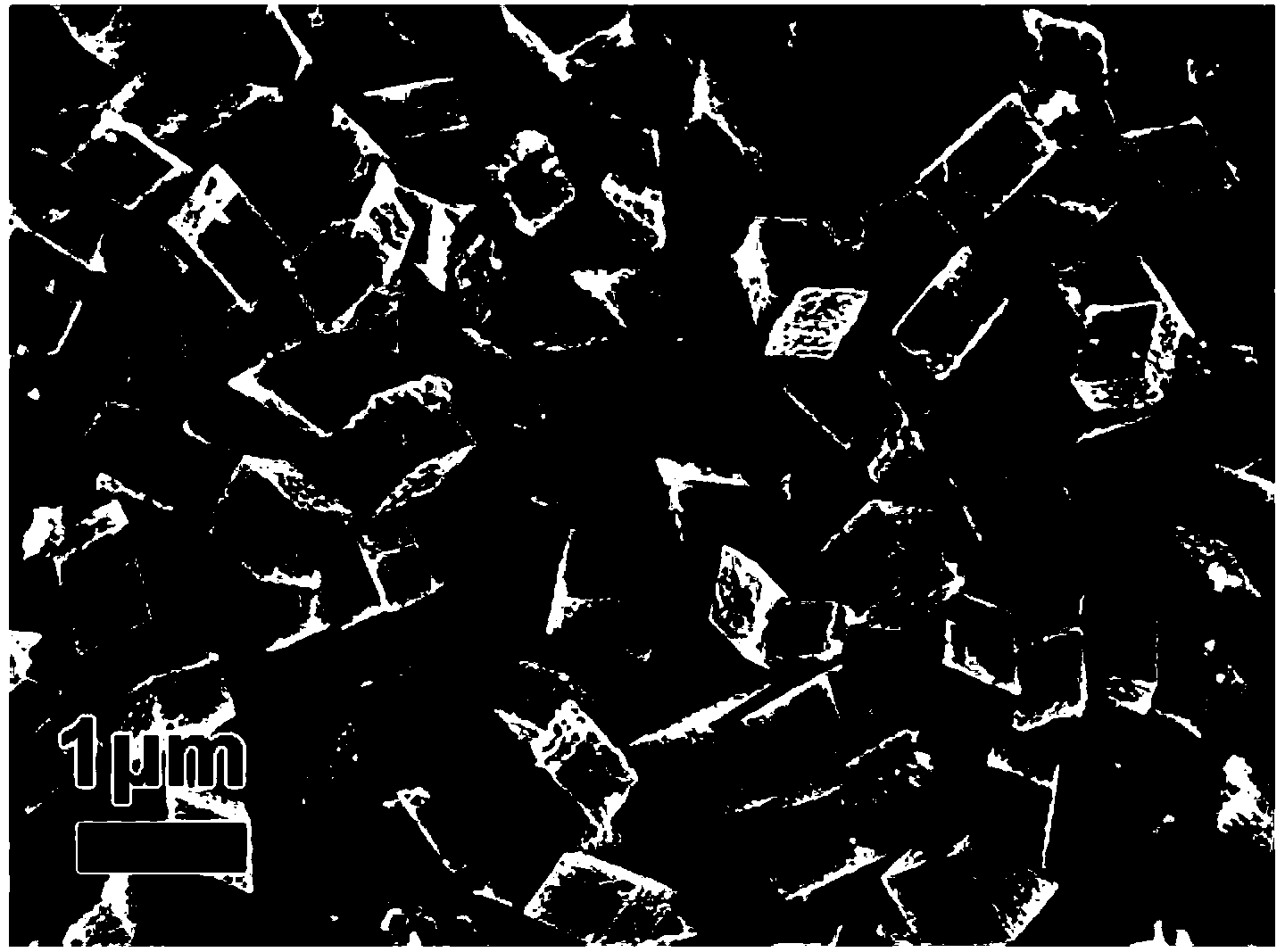 Porous manganic oxide cube as well as preparation method and application thereof