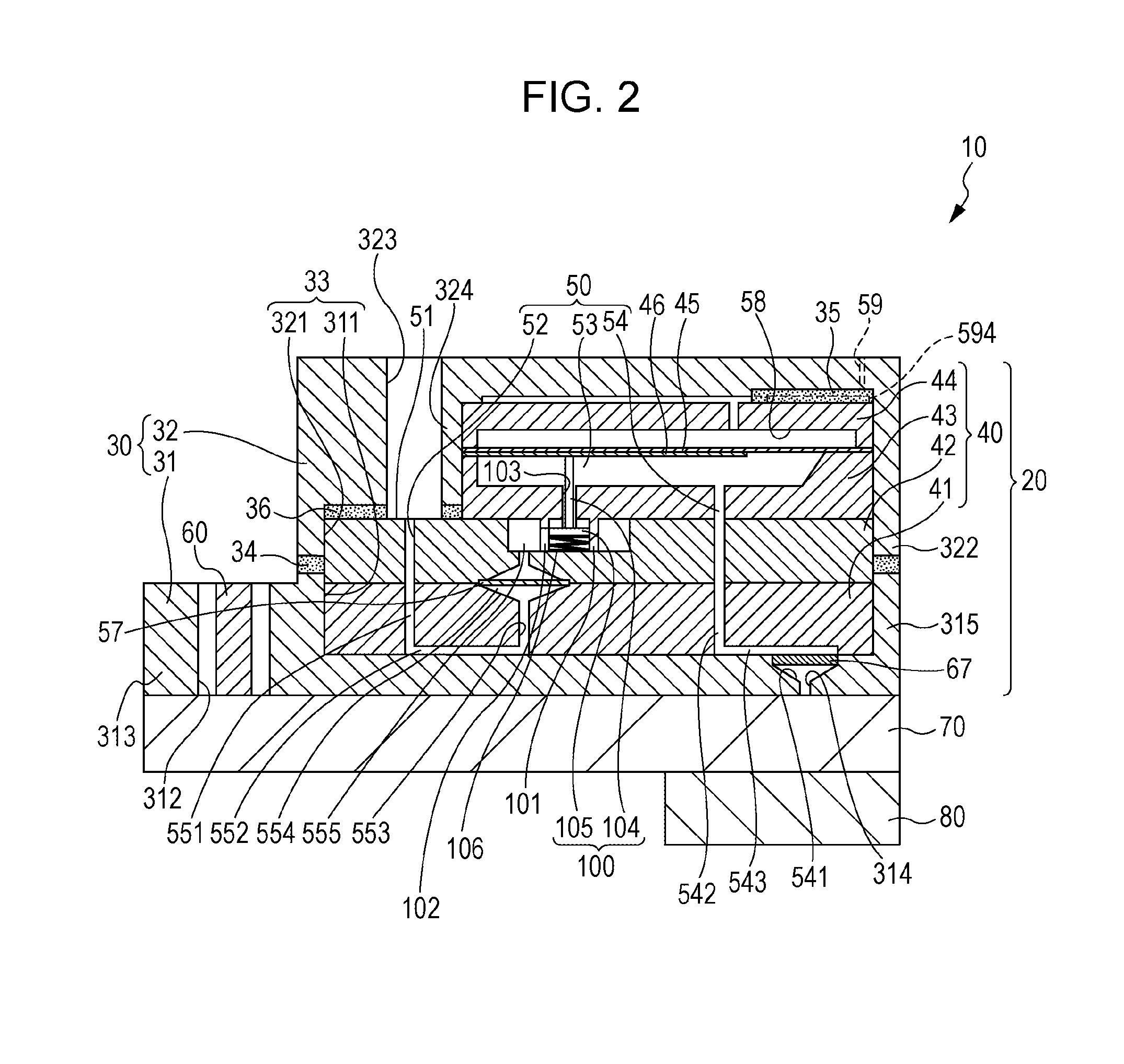 Backpressure control unit, liquid ejecting head, and liquid ejecting apparatus