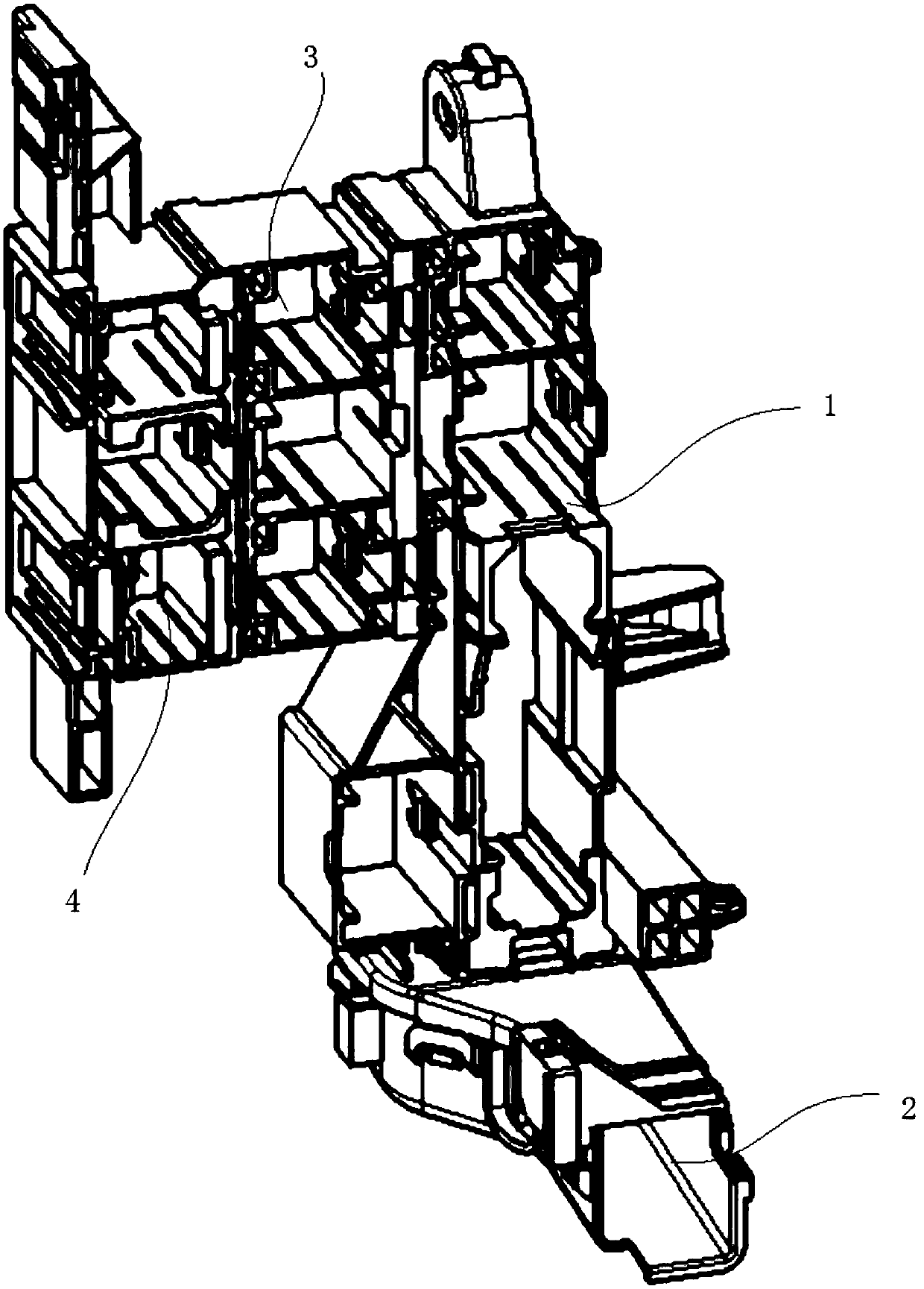 Connector fixing assembly