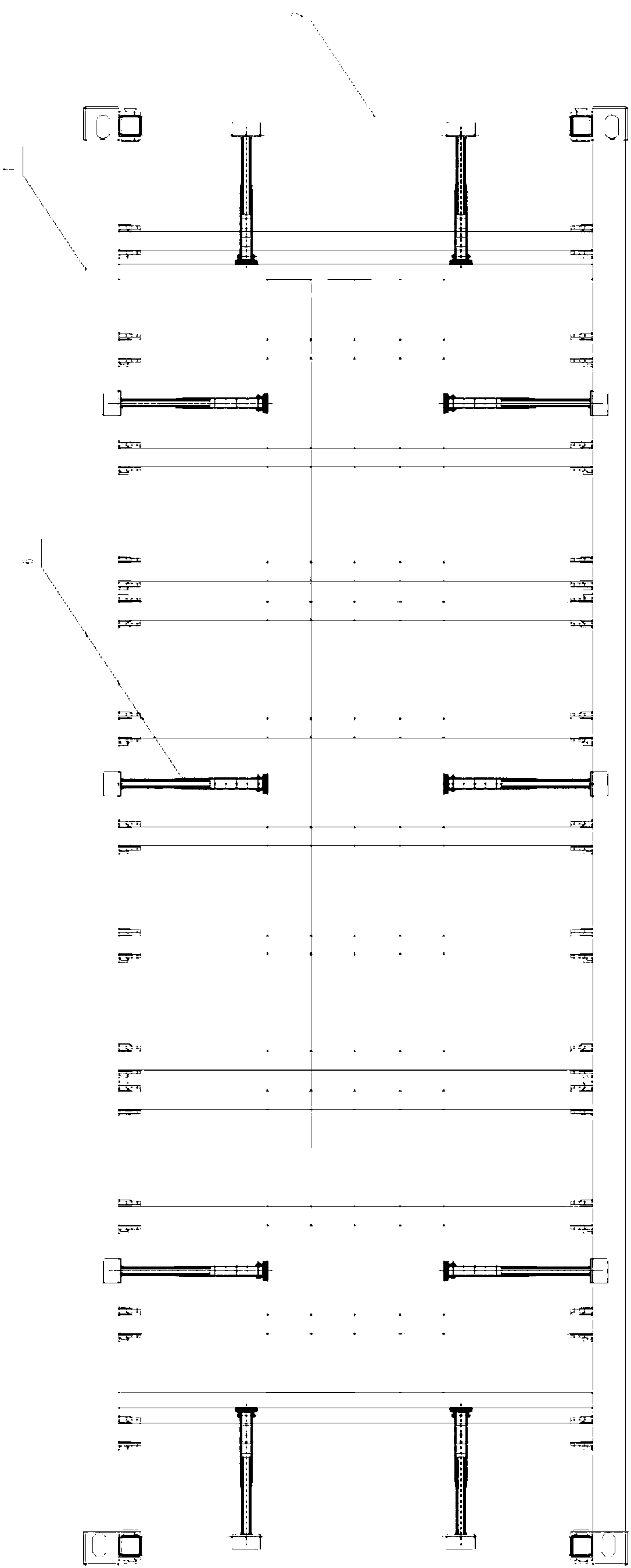 Transport frame for prefabricated members