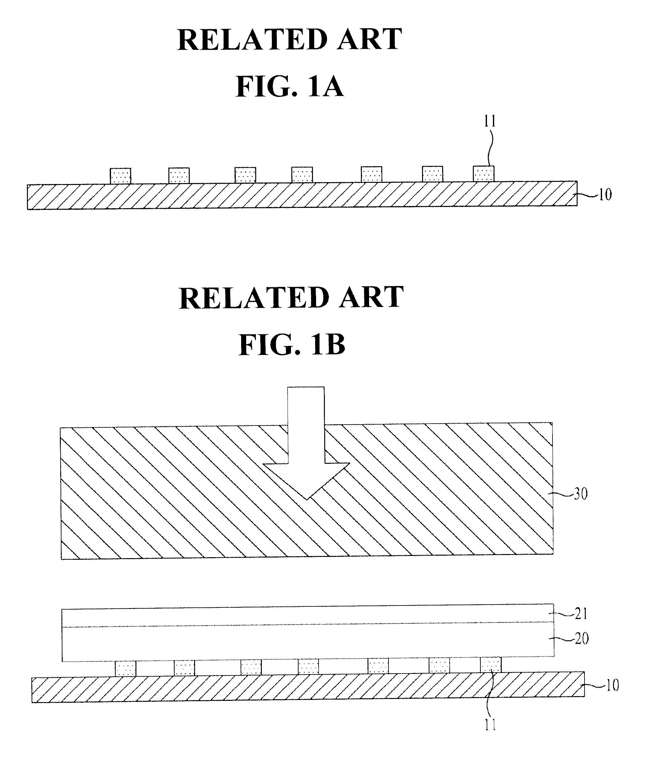 Display device utilizing conductive adhesive to electrically connect IC substrate to non-display region and manufacturing method of the same