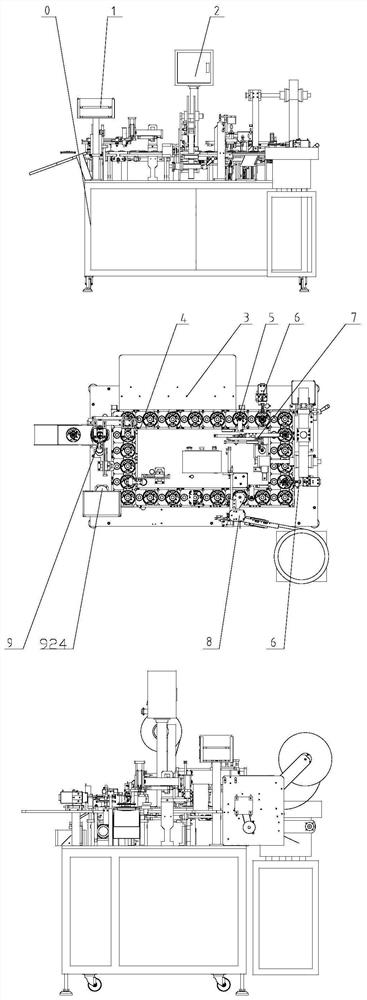 A loudspeaker automatic assembly equipment