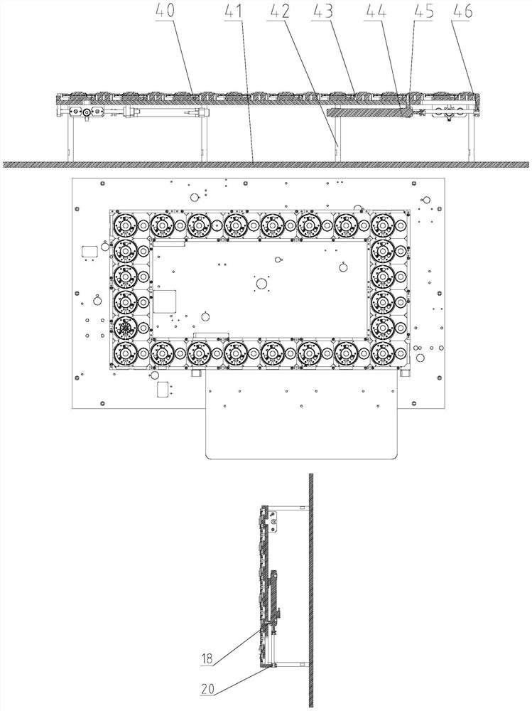 A loudspeaker automatic assembly equipment