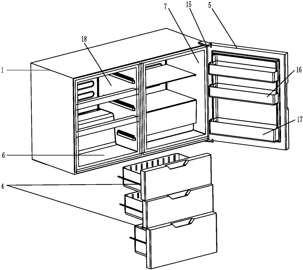 Full-refrigeration refrigerator