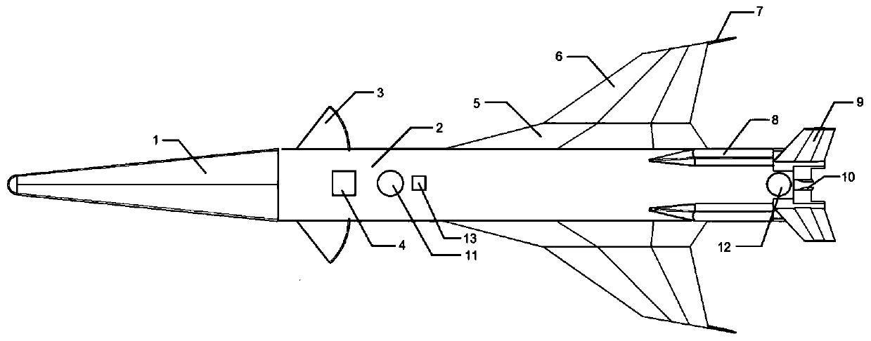 Parachute system for aircraft recovery and parachute recovery method