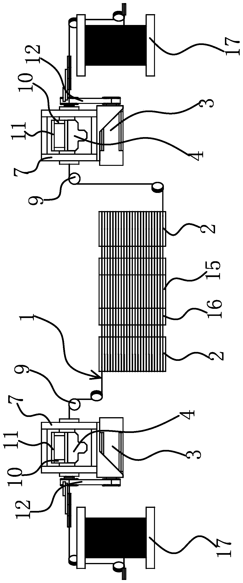 Wire saw cutting machine and wire saw rotating control method