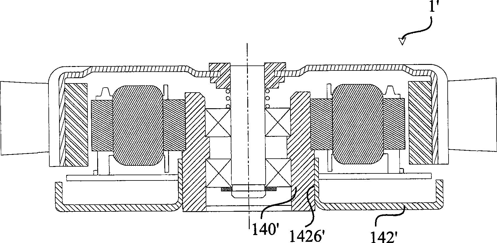 Fan and stator holder thereof