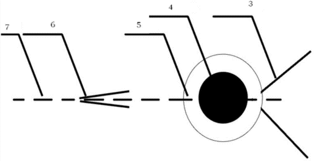 Method for realizing wide nano-particle beams by using neutral cluster beam nozzle assembly