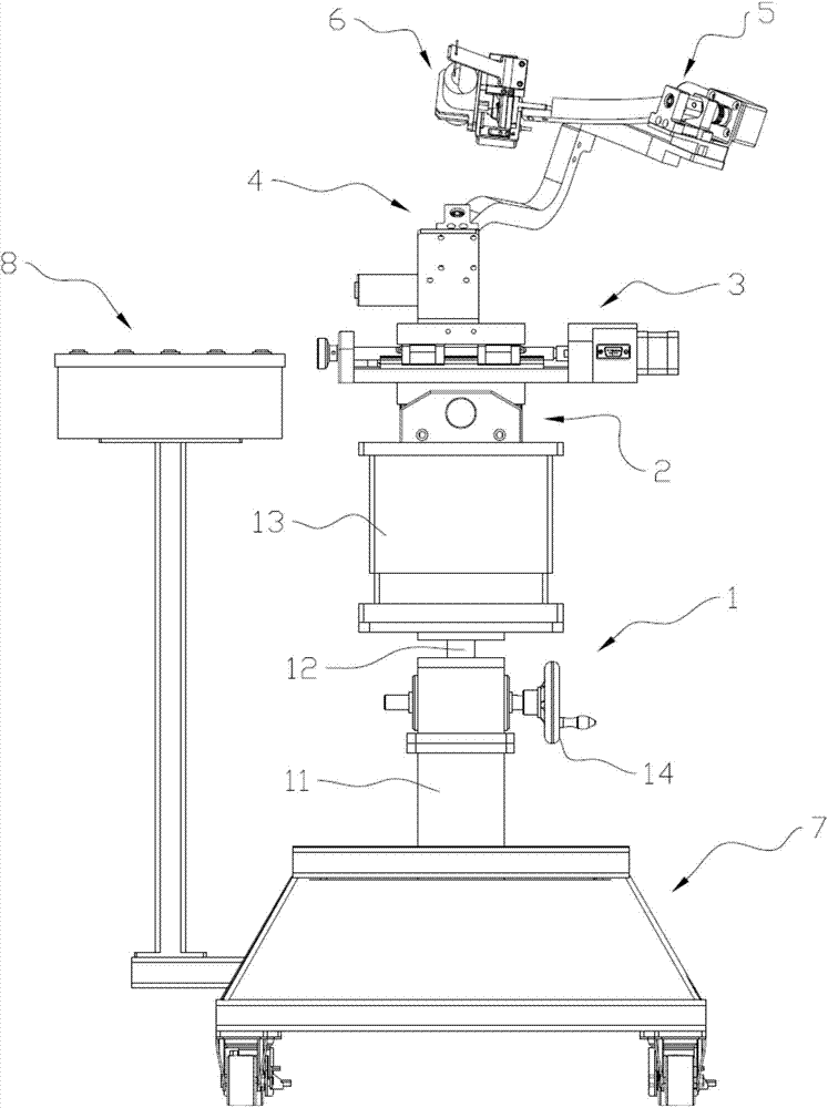 Prostate puncture biopsy surgical robot