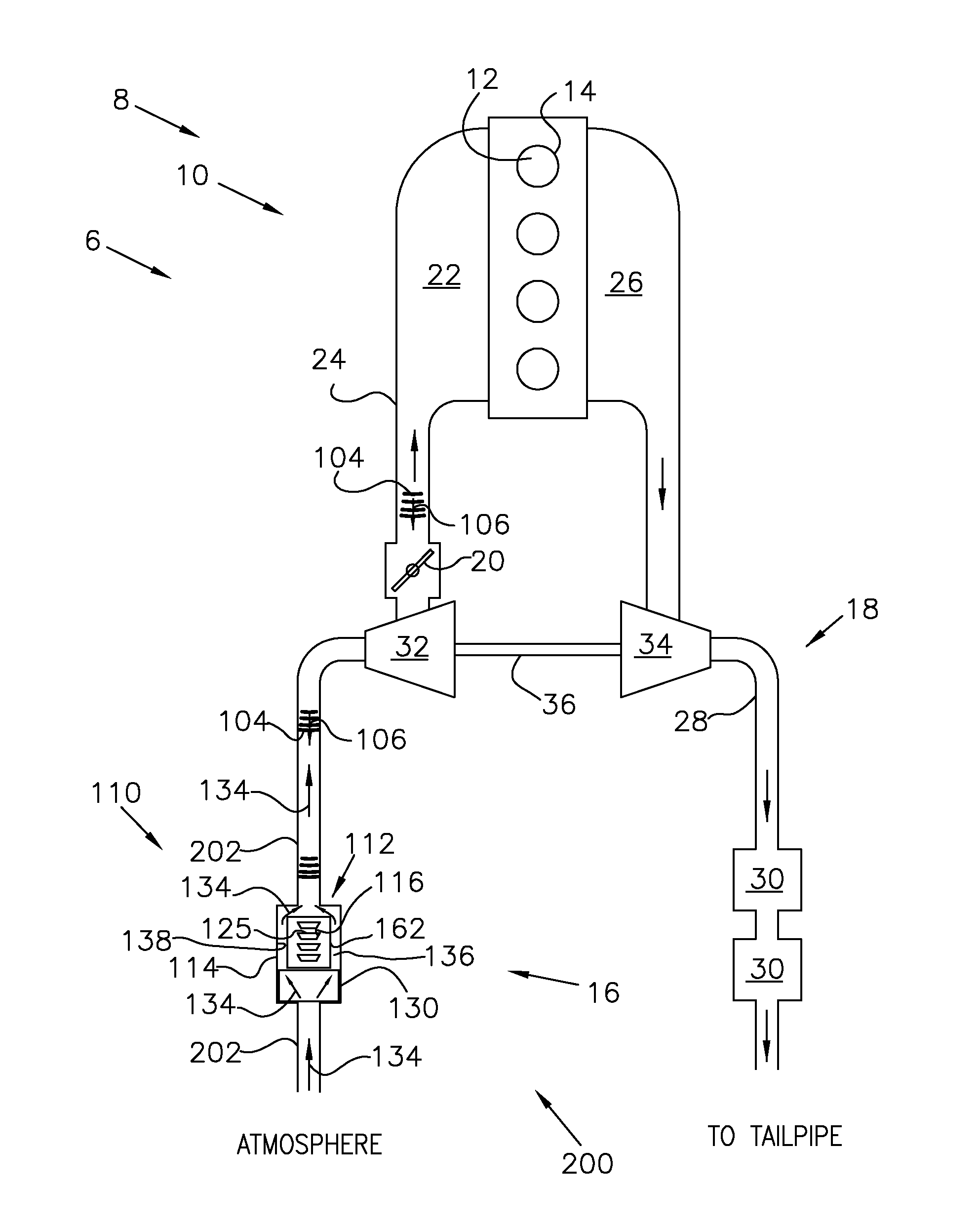 Engine noise attenuation