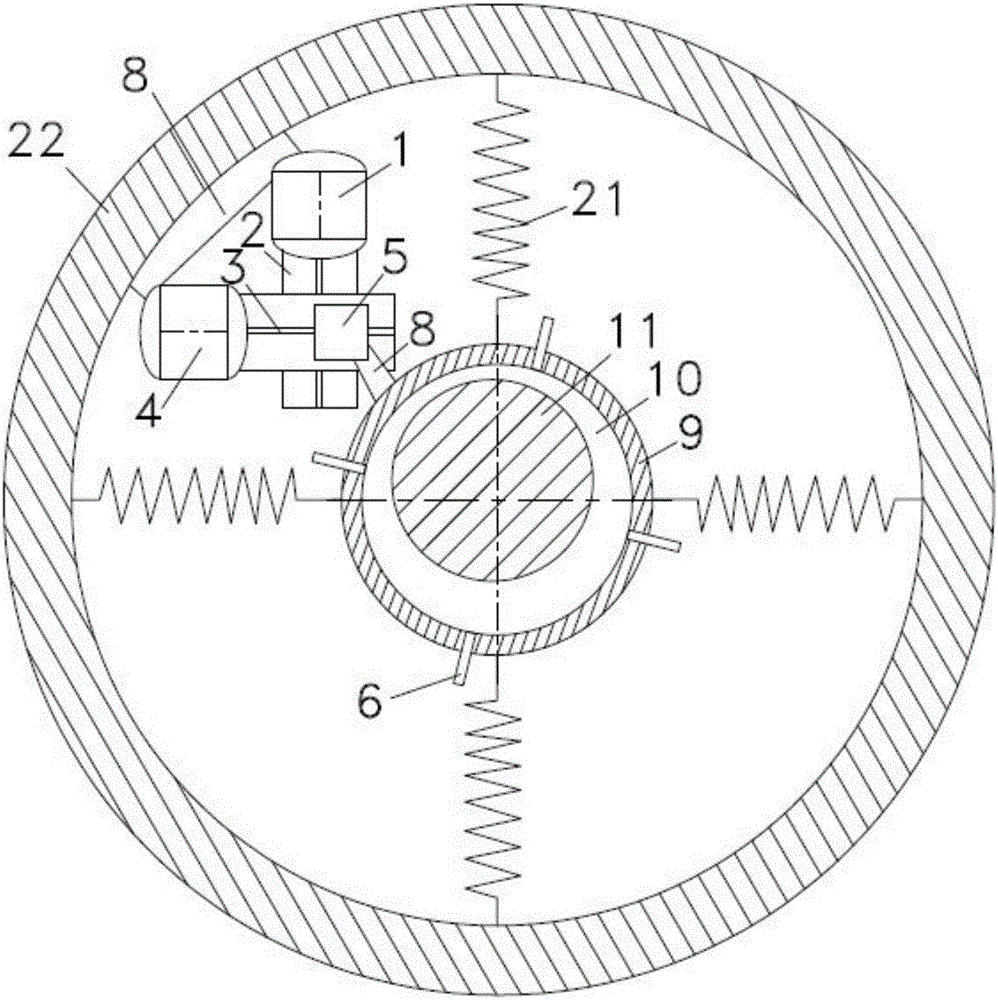 Eccentricity adjusting and vibration damping device for non-contact sealing