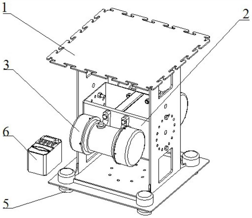 More stable scientific research vibration experiment platform