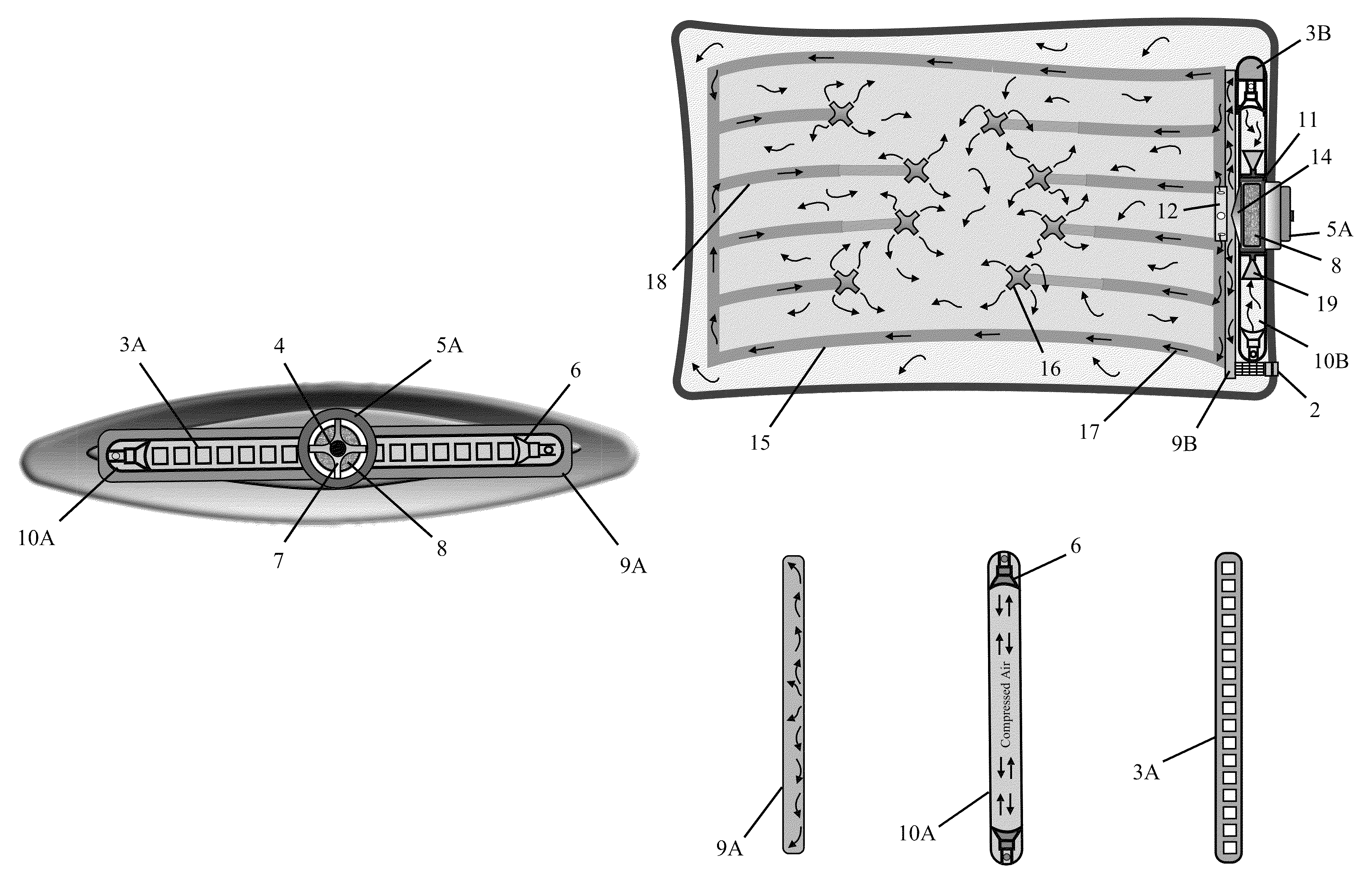 Aromatic air effusion apparatus for a pillow