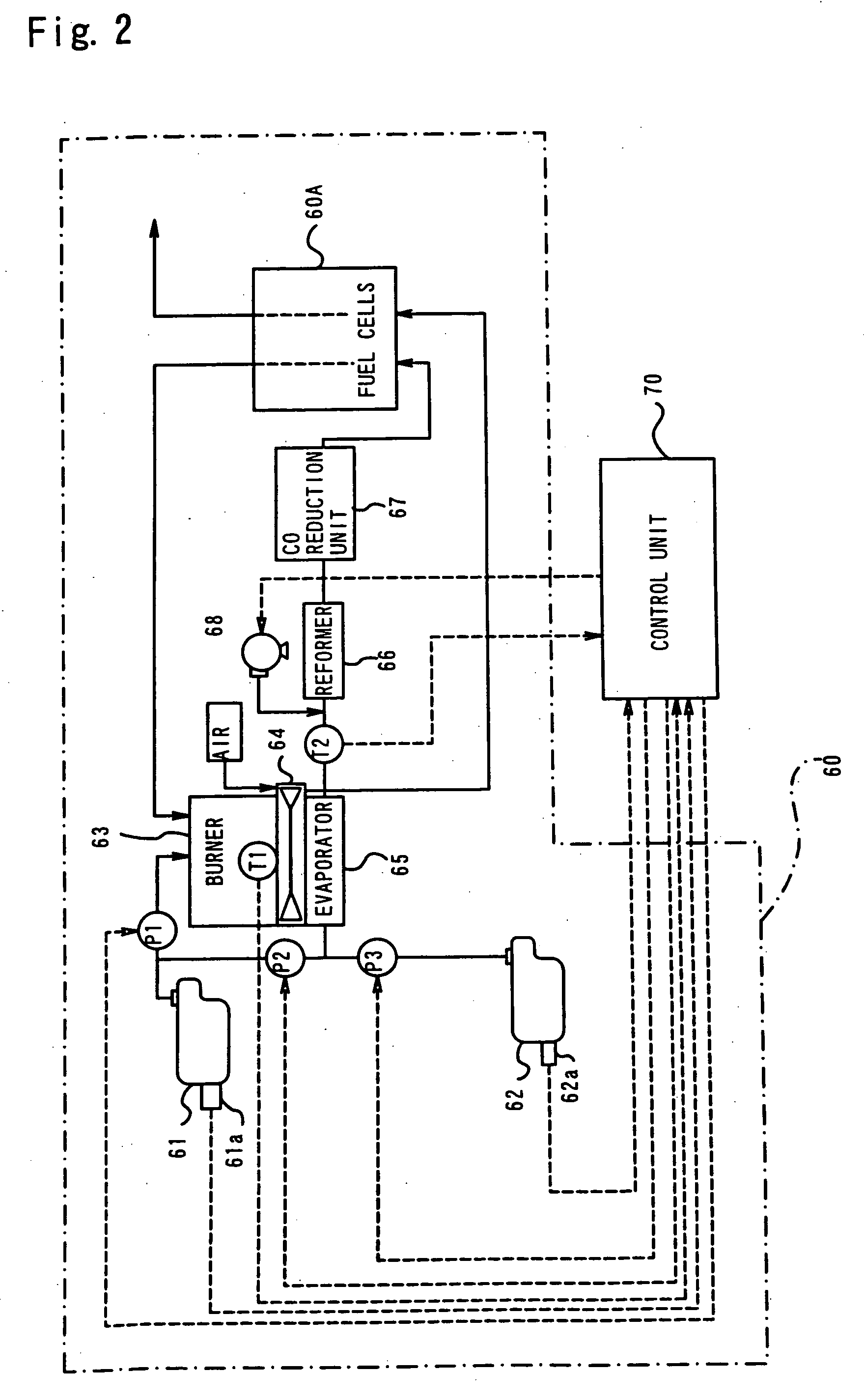 Moving object with fuel cells incorporated therein and method of controlling the same