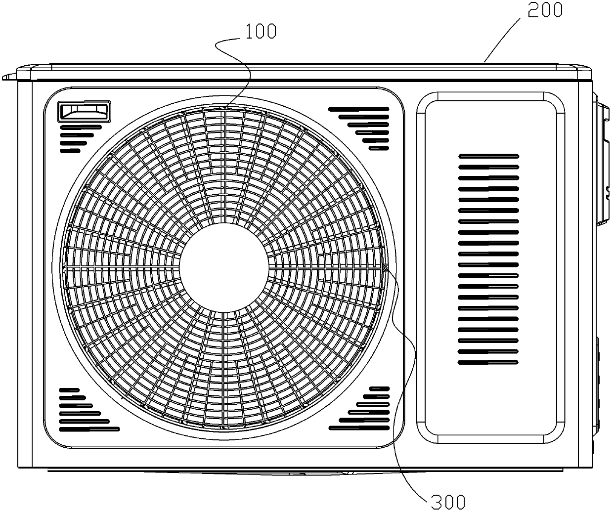 Air-out device of air conditioner outdoor unit