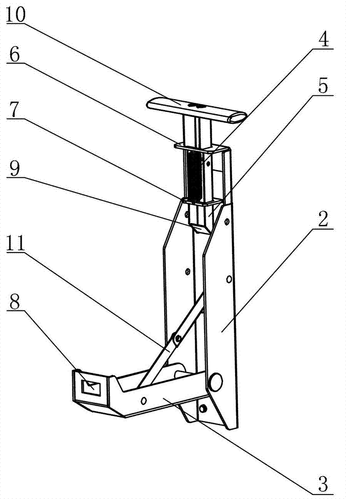 Turnover device of foldable table