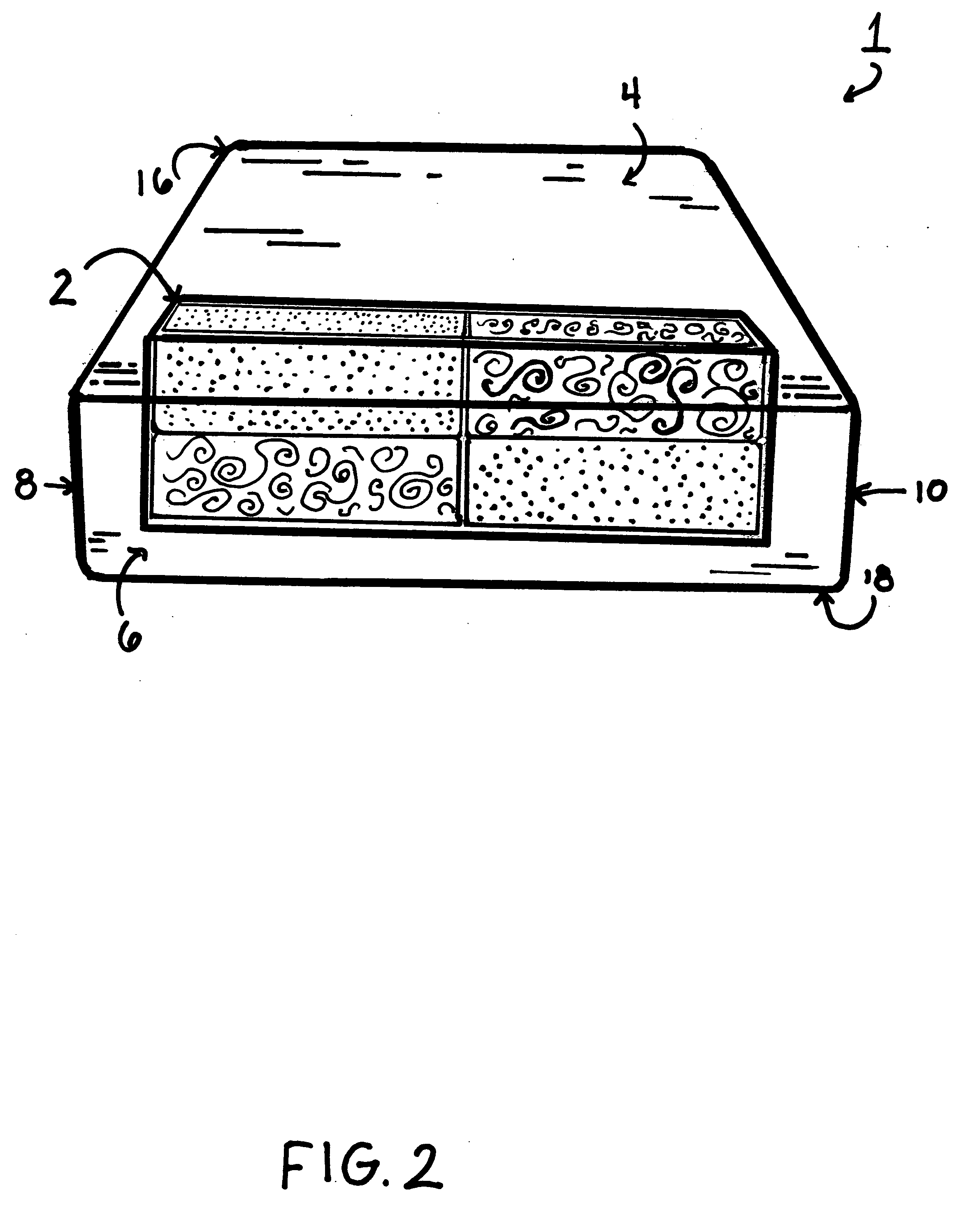 Mattress with breast support panels