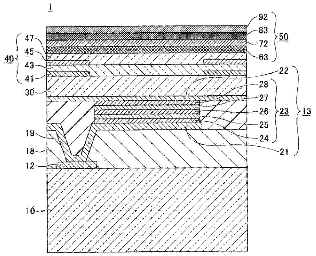 Method for producing organic EL display