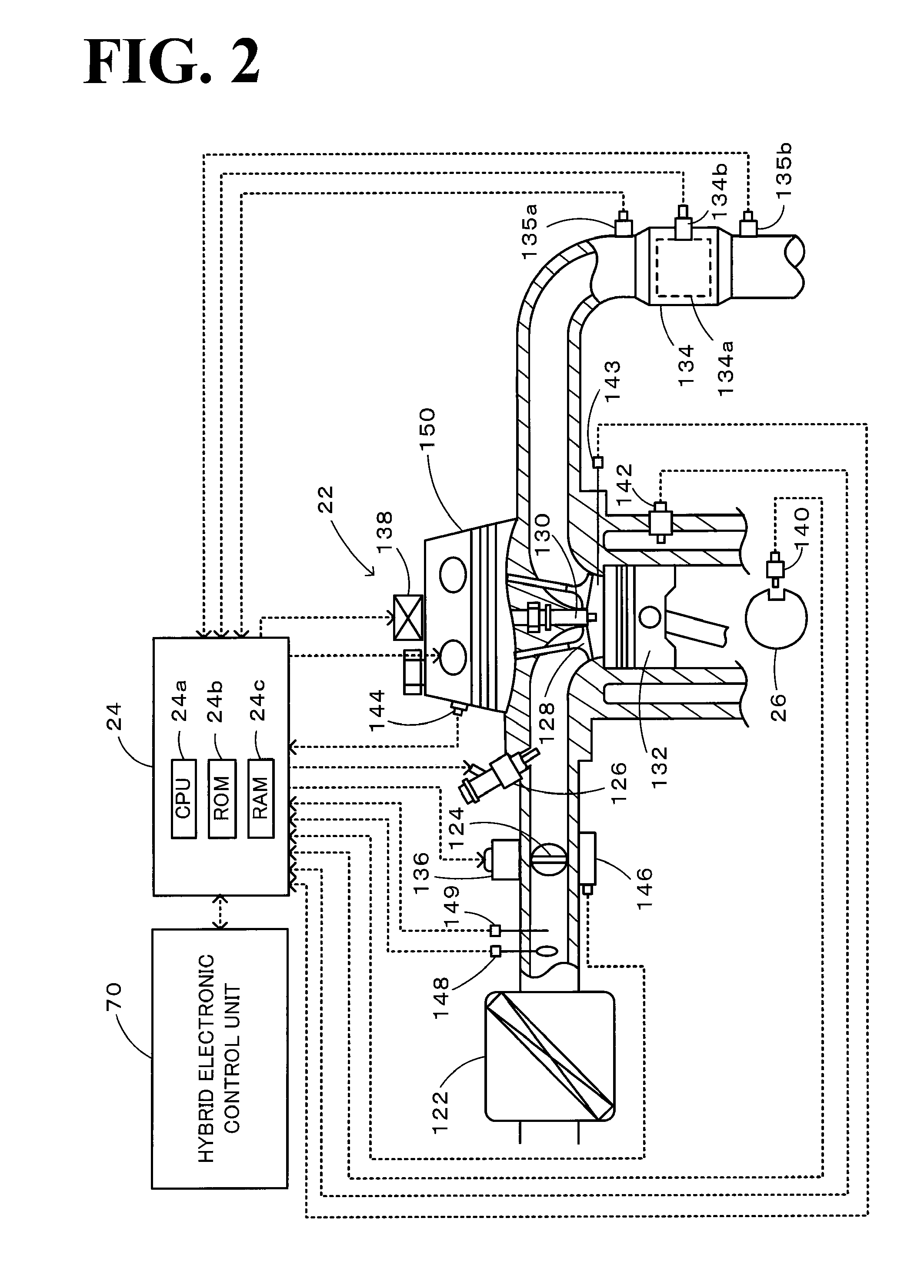 Hybrid vehicle and control method of hybrid vehicle