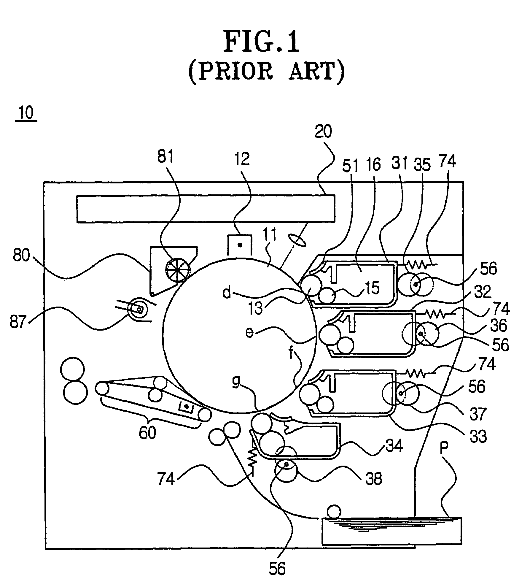 Apparatus for supplying voltage to developing device