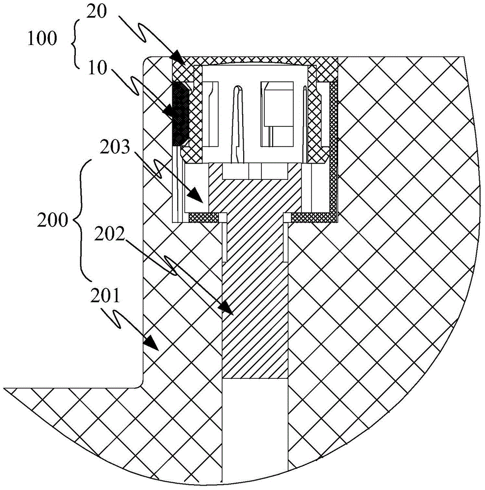 Novel electric energy meter two-dimensional code seal device and sealing method