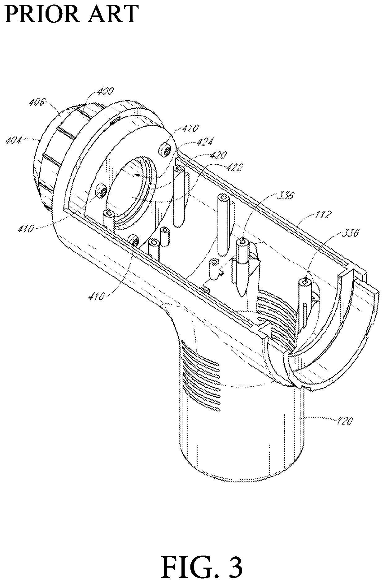 Percussive massage device