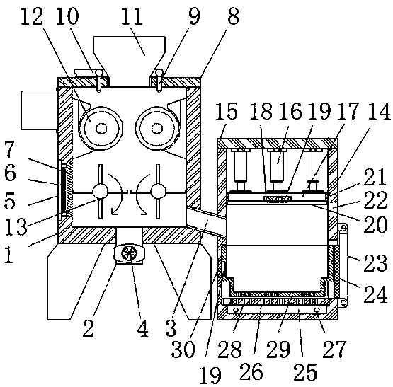 Environment-friendly kitchen food compressor