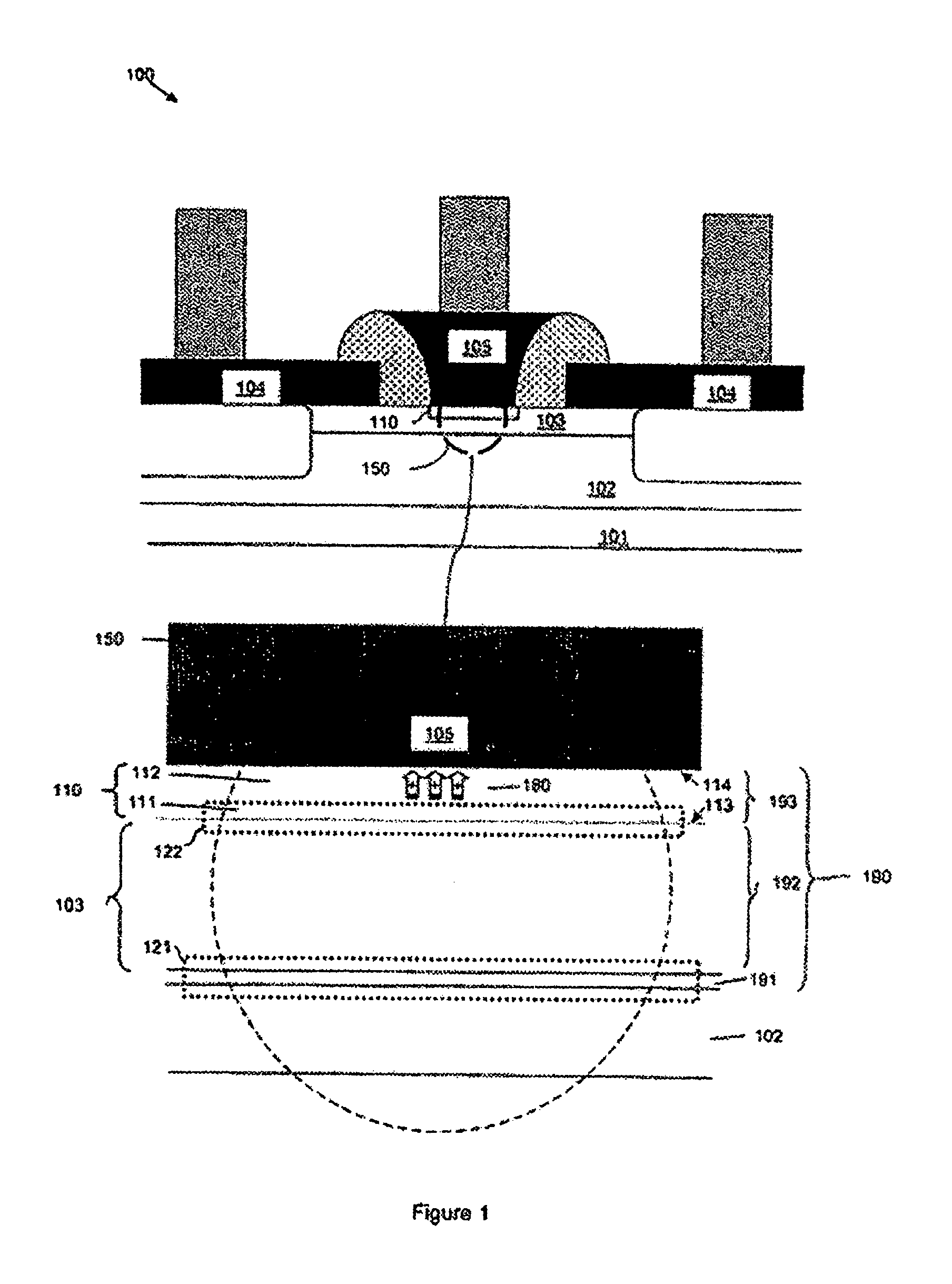 Silicon germanium emitter