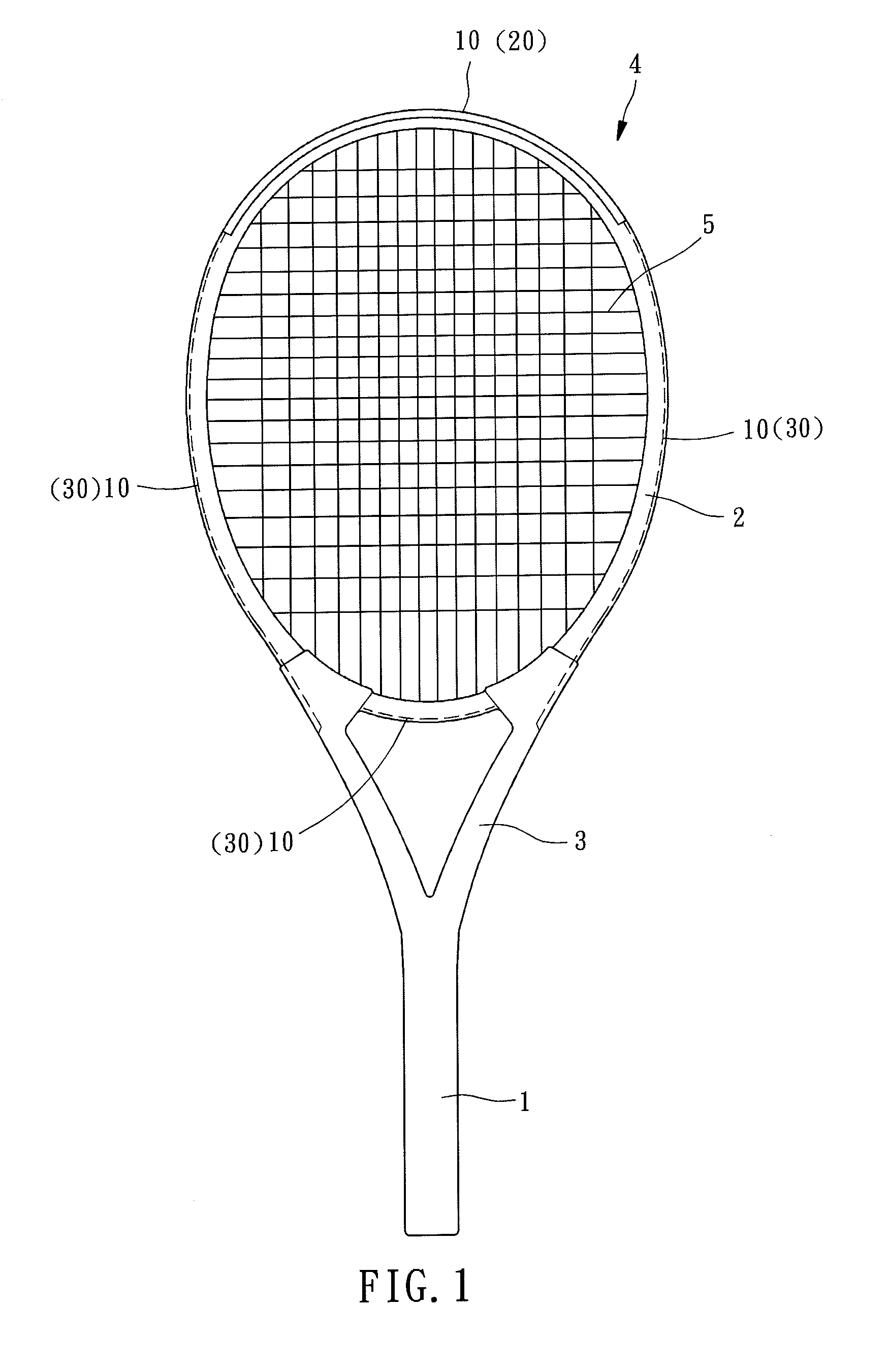 Weighting device and racket equipped with the same