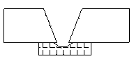 Welding method for Q345qDNH weather-resisting steel for bridge